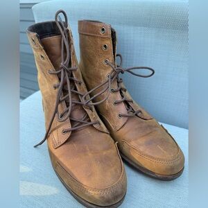 Timberland Women's Somers Falls Mid Lace Boots Tan Old Harness 8.5 M